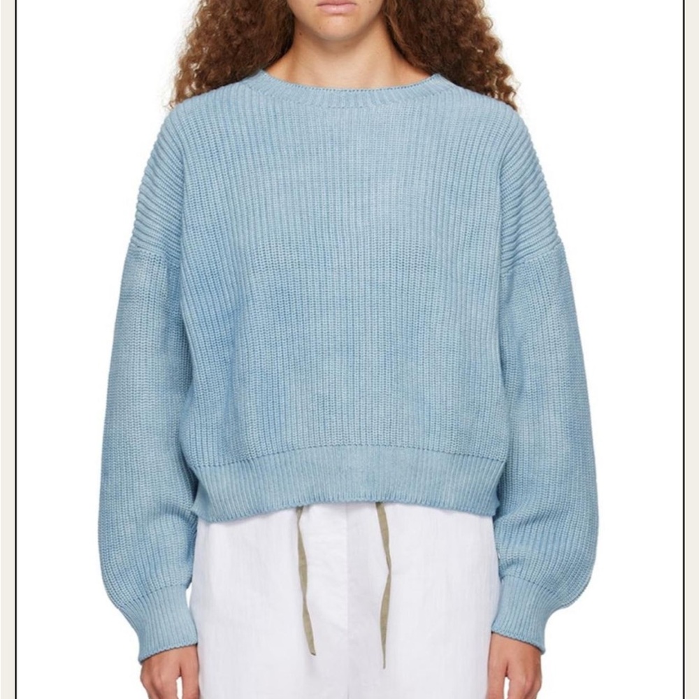 Baserange Mea Sweater - Isatis Blue